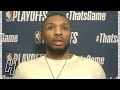 Damian Lillard Postgame Interview - Game 3 - Nuggets vs Blazers | 2021 NBA Playoffs