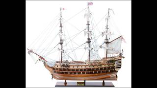 Old Modern Handicrafts HMS Victory Combo: A Model Ship Classic Hat - Fully Assembled Museum Quality.