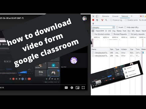 How to Download Video from google classroom without permission