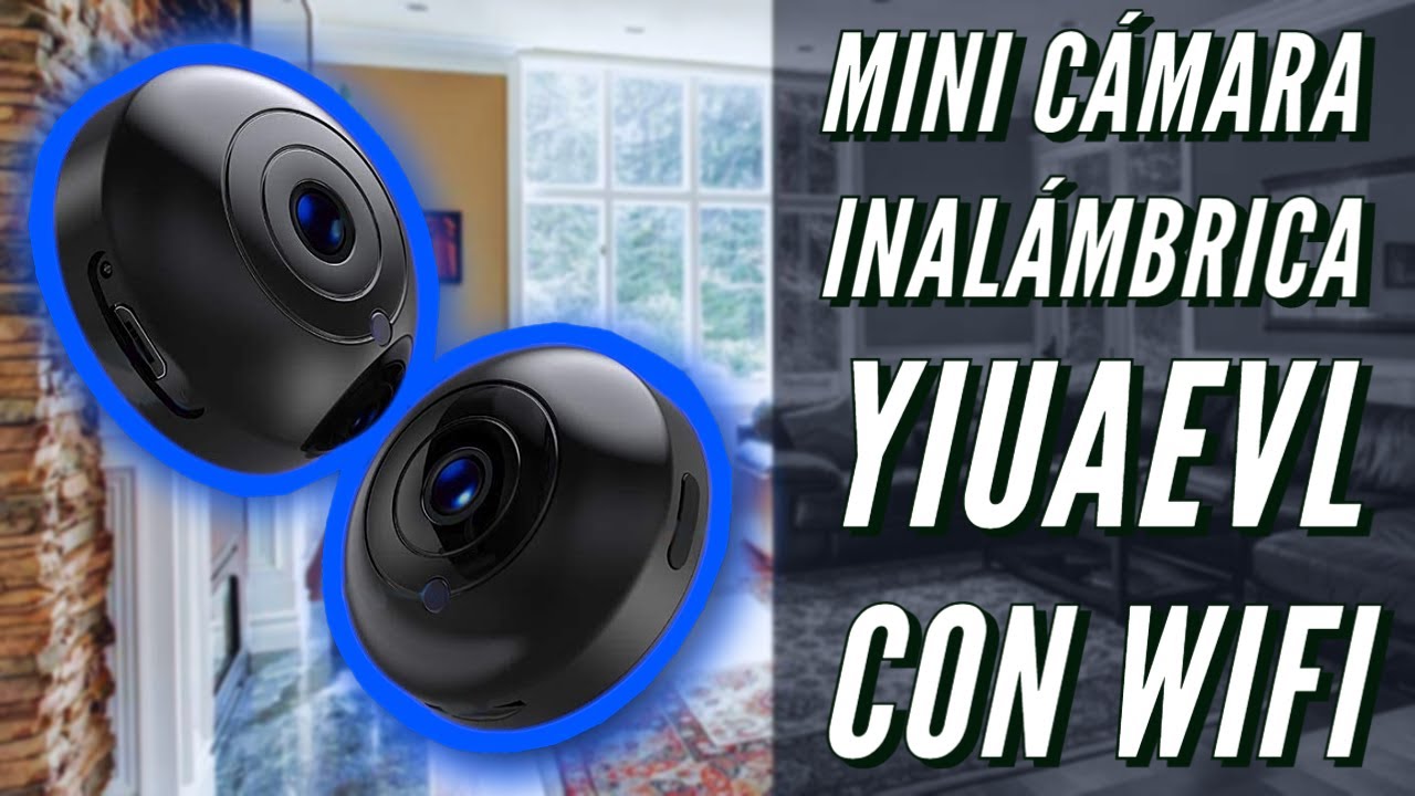 Mini cámara espía inalámbrica YIUAEVL 1080P con WiFi - Como conectar al  celular 