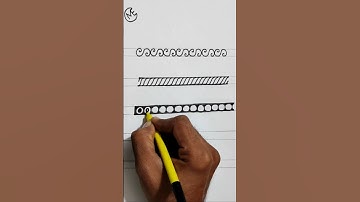 Zentangle patterns for beginners | doodle patterns | designs | Easy For Kids 🖋️🔥#shorts #design