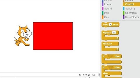 Scratch tutorial. sprite not go through wall. With Sibtain