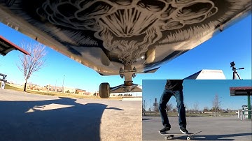 GoPro Hero 9 | Horizon Leveling | Under Skateboard