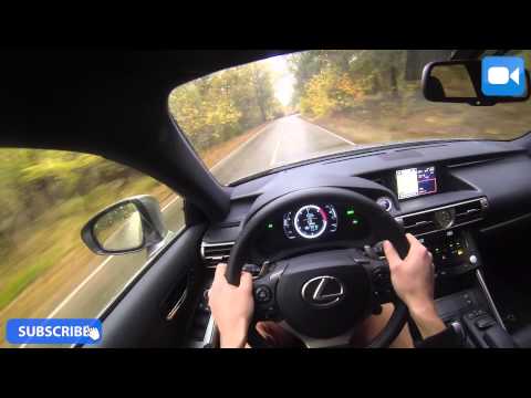 POV Lexus IS300H F-Sport FAST! OnBoard Acceleration