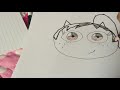 Drawing kawaii jehlani as sonic the hedgehog