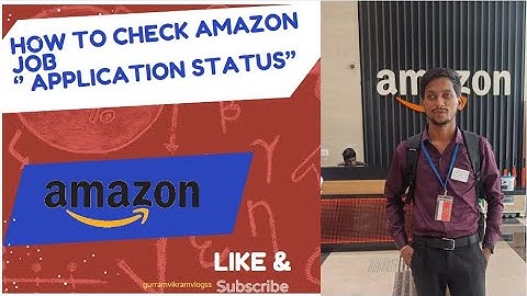 How to check Amazon job application status||Amazon jobs for freshers||amazonjobs2024