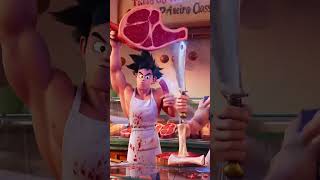 Vegeta vs. O Osso Imbatível! 🍖 Goku e Vegeta no Talho do Kakarotto!DragonBall #Goku #Vegeta