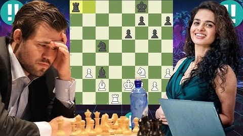 Magnus Carlsen vs Tania Sachdev – A Beautiful Chess Battle