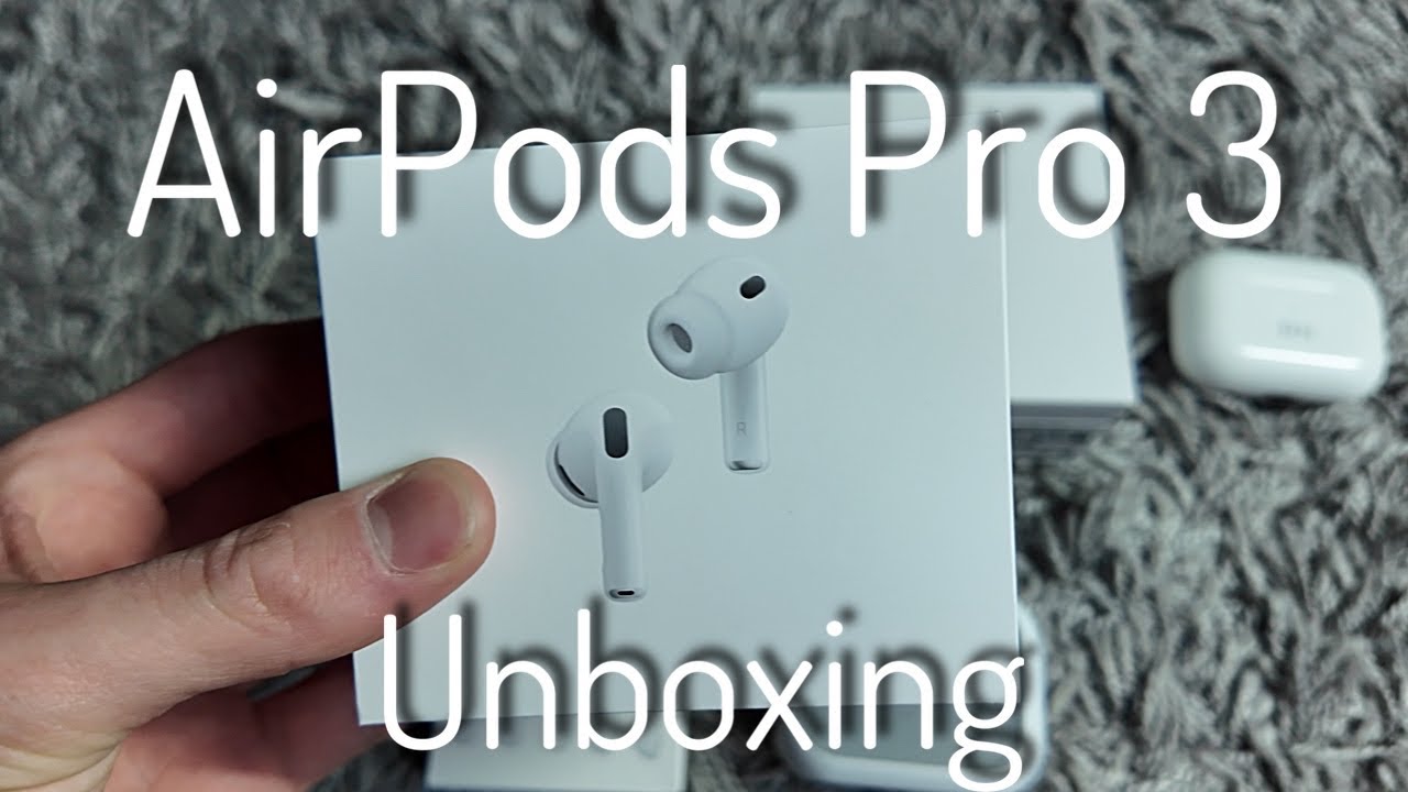 Apple AirPods Pro 3 Unboxing - 4K