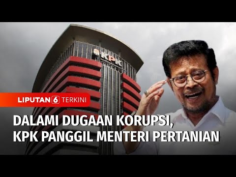 Dalami Dugaan Korupsi, KPK Panggil Menteri Pertanian Syahrul Yasin Limpo