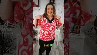 Nueva Colección Talla Grande Camiseta Lencera Pinceladas Pvc 16,90 Talla Única Grande