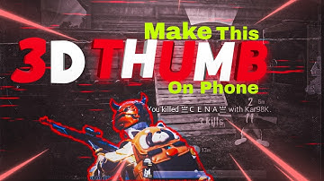 Make thumbnail like sidha Gaming || make 3d thumbnail || HarshYT