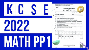 2022 KCSE MATH PAPER 1 PART 2 || QUESTION 9-16