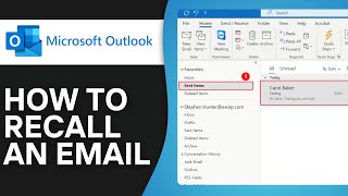 how to recall an email in outlook (unsend email) - easy tutorial