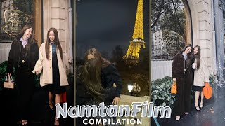 Namtanfilm TikTok compilation because they kissed in front of the Eiffel Tower 
