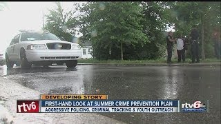 First-hand look at summer crime reduction plan