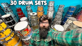 Playing My ENTIRE Drum Set Collection