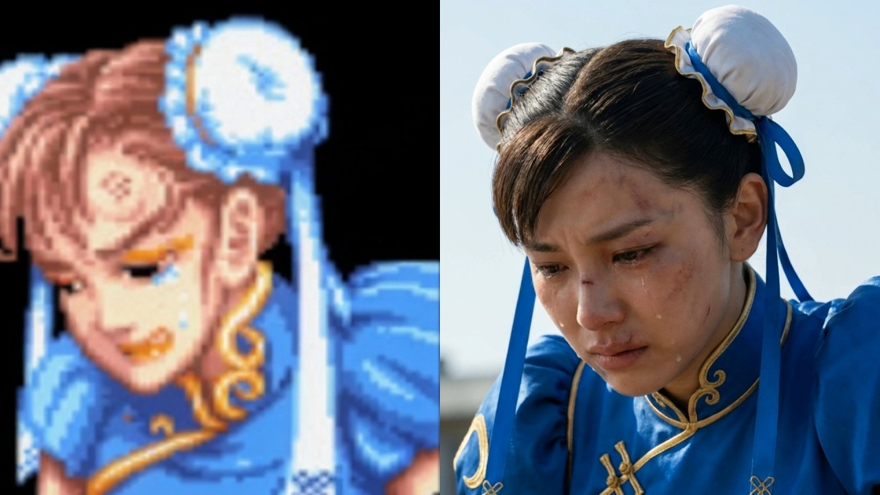 [StreetFighter] 스트리트 파이터 2 패배 얼굴 실사화! 멍들고 부은 얼굴이 현실로? (SF2 AI Live Action) #ストリートファイター #game