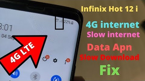 Infinix Hot 12i Internet Settings Slow internet solution fix Hindi Urdu