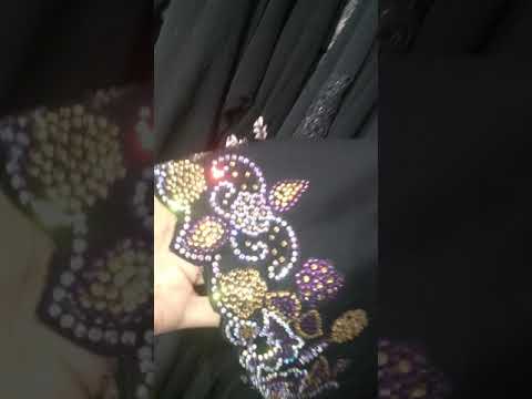 stone work burqa designs