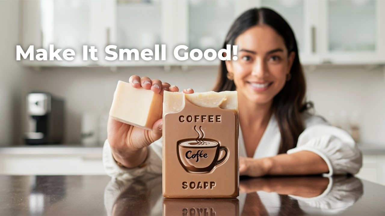 DIY Coffee Soap: The Caffeine Cleanse - YouTube
