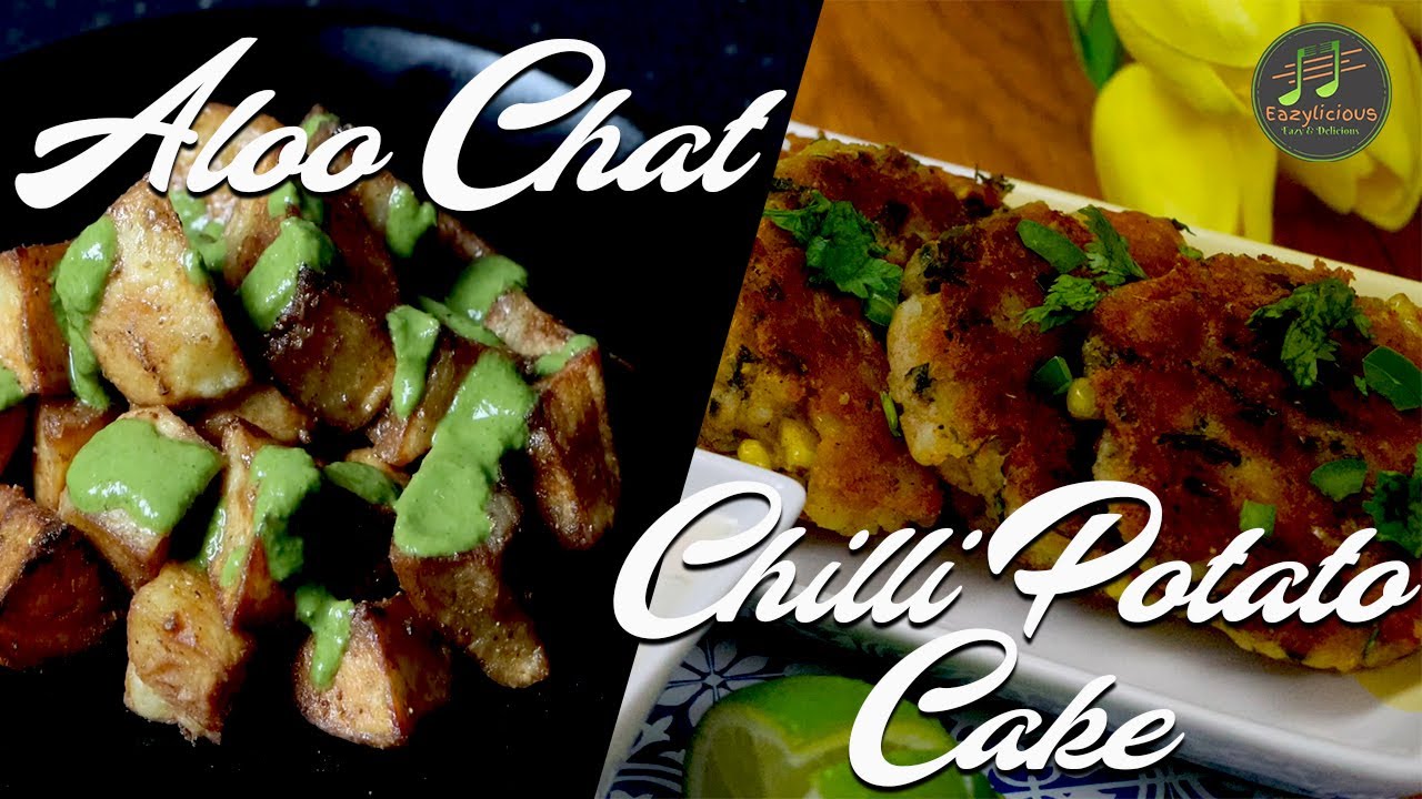 Aloo chaat with baked beans