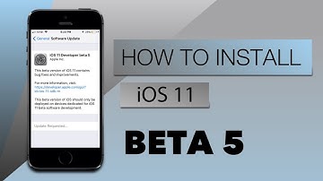 How to install iOS 11 developer beta 5