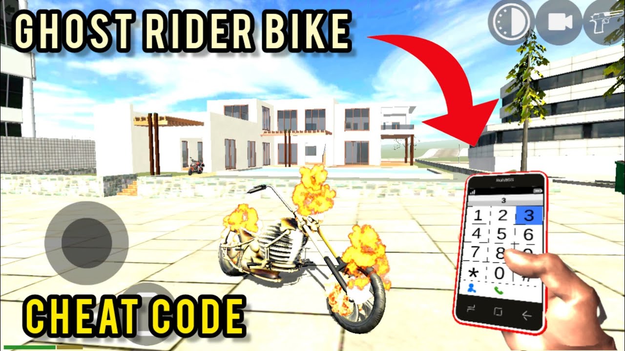 Ghost Rider Bike Cheat Code l Indian bikes driving 3D l Secret code l ...