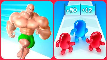 Muscle Rus 3D VS Join Blob Clash 3D Gameplay || New Game Max Level Gameplay || Mobile Game