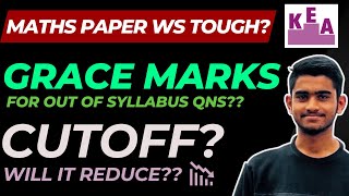 Maths Paper Was Tough & Lengthy?? | Out of Syllabus Questions - Grace Marks?? | Impact on Cutoff?