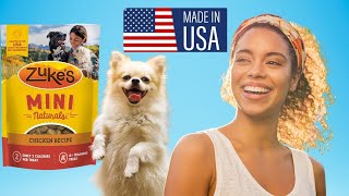 Zuke’s Mini Natural Dog Training Treats! Made in the USA🔥👏