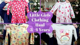 Little Girl's Clothing Haul 3 - 4 Years - George At ASDA