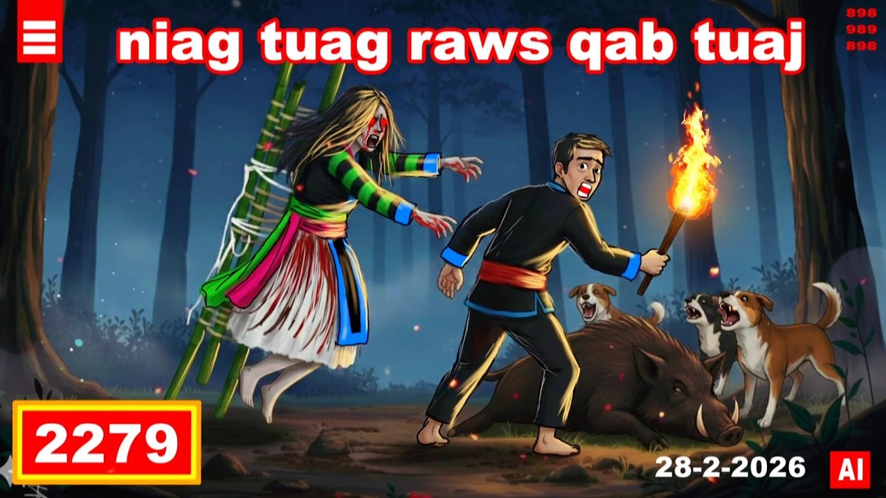 dab hais hmoob - 2279 - 28-2-2026 niag tuag raws qab tuaj, ผีไม่ยอม, the unaccept ghost.