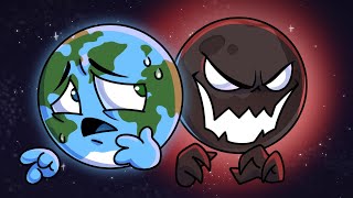 アニメ FROM 2 PLANETS compllege Planets colliding into each other Blender animation. - YouTube