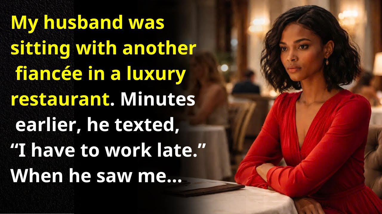“I have to work late,” my husband texted — a waiter pointed to table 9, with another fiancée.