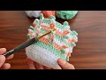 Wow! How to make eye catching crochet ✔ Super easy Very useful crochet decorative basket making.