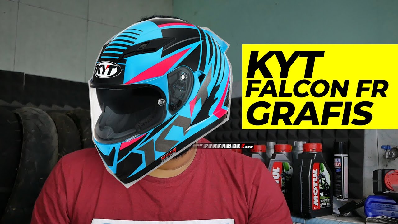 Pilihan Grafis Helm KYT Falcon FR EQRS Terbaru 2021 Harga Terjangkau 🤑