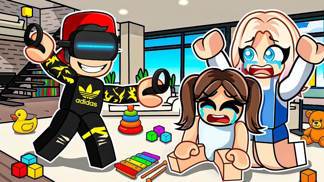 VR ÇOCUKLAR YİNE İŞ BAŞINDA😱ROBLOX BROOKHAVEN🏡RP