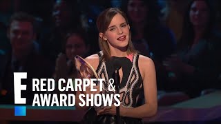 The People's Choice for Favorite Dramatic Movie Actress is Emma Watson | E! People's Choice Awards