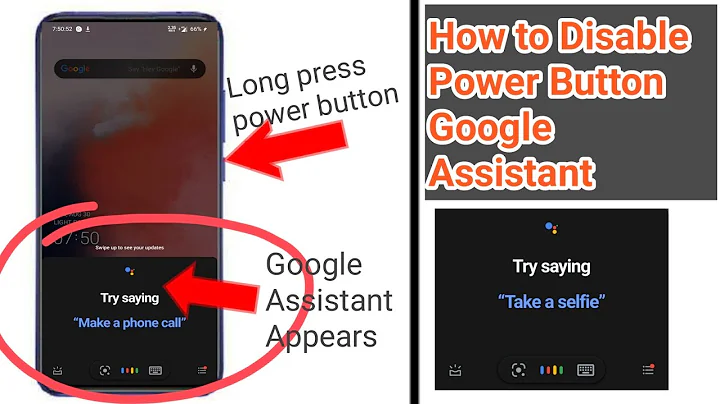 How to remove Google assistant from power button - How to remove Google Assistant from power button