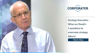 Strategy Execution -  What are David’s 5 questions to overcome strategy failure?
