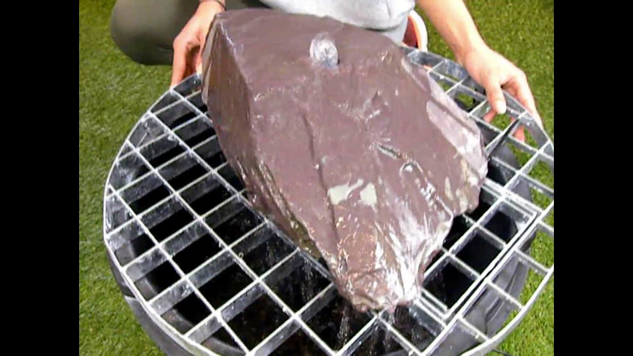 Slate Stone Water Feature with Battery Backup Plum Welsh Slate