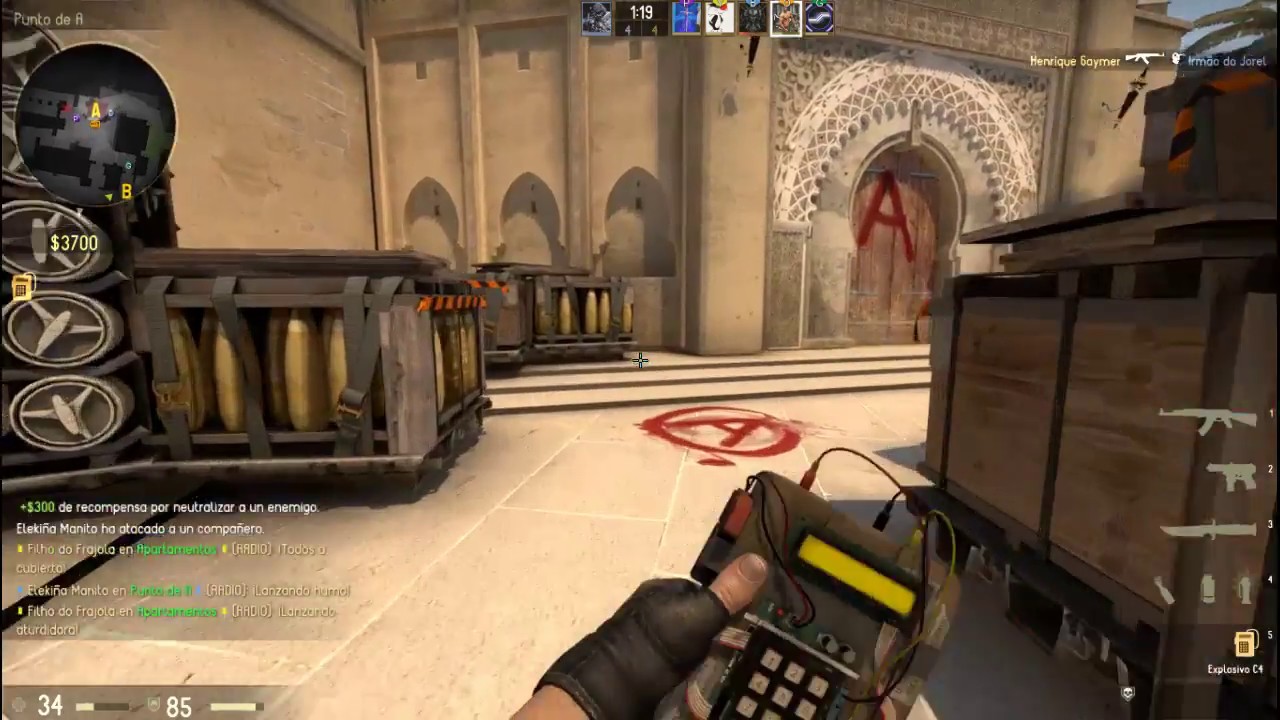 Counter-Strike: Global offensive - En Inferno plantando bombas por ...