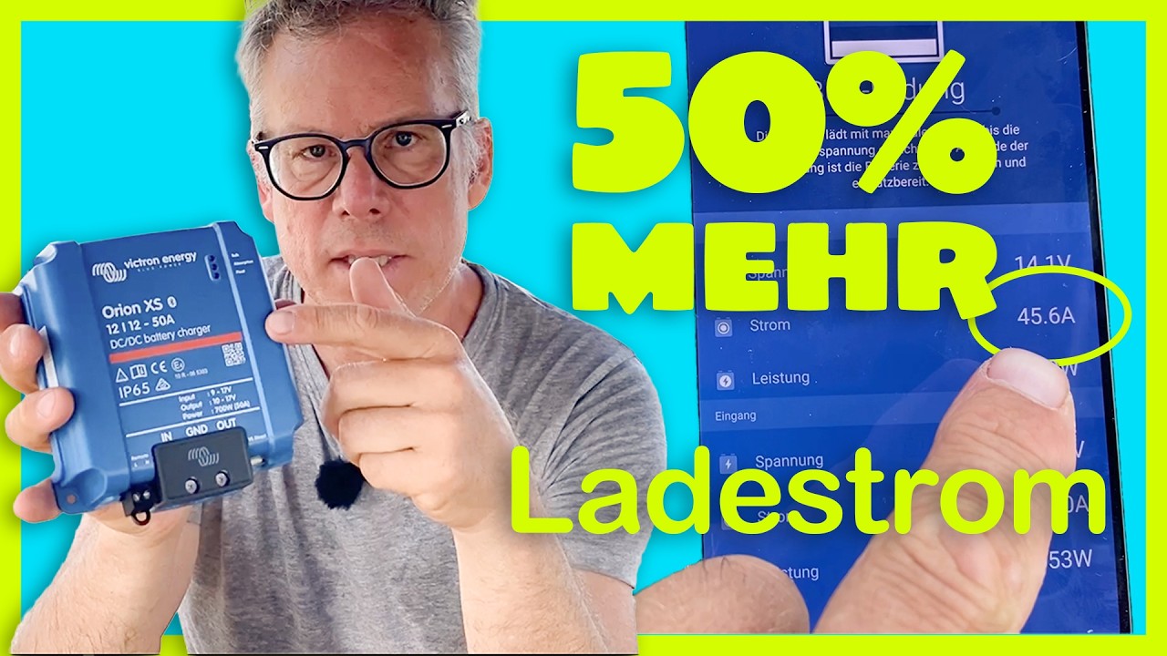 ⁣LiFePO4 laden per Motor | Segelyacht Victron Orion XS B2B Lader Lithium Lichtmaschine