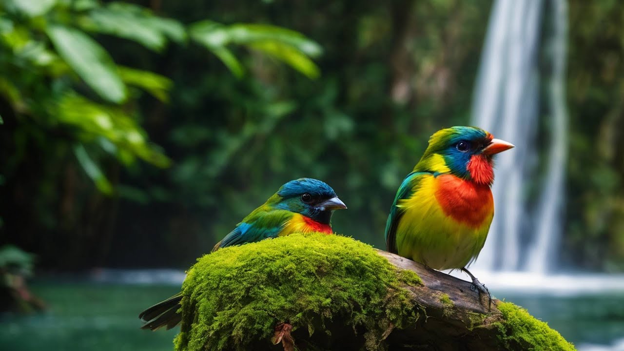 Gentle Stream & Soothing Birds Songs | Nature Sounds For Sleep, Study ...