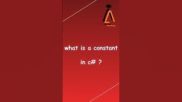 What is a constant in c# ? #acharyaacademy #coding #education #learnleadinspire