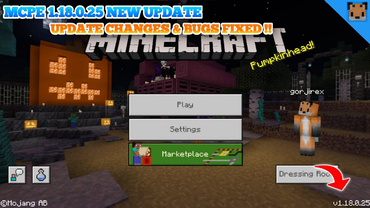 Minecraft pe 1.18.0.25 New update - MCPE 1.18.0.25 CHANGES & BUGS FIXED ...