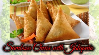 How to make sambosa cheese with jalapeƱo | Arabic recipe | Sambosa recipe