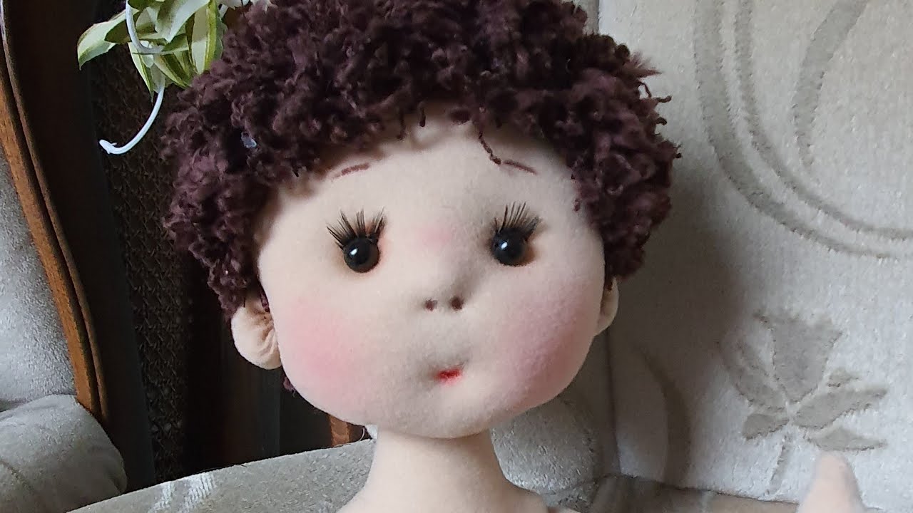 fabric_dols_tutorial , the head( part1) (boy ).رأس دمية القماش الجزء الأول (ولد ،صبي)