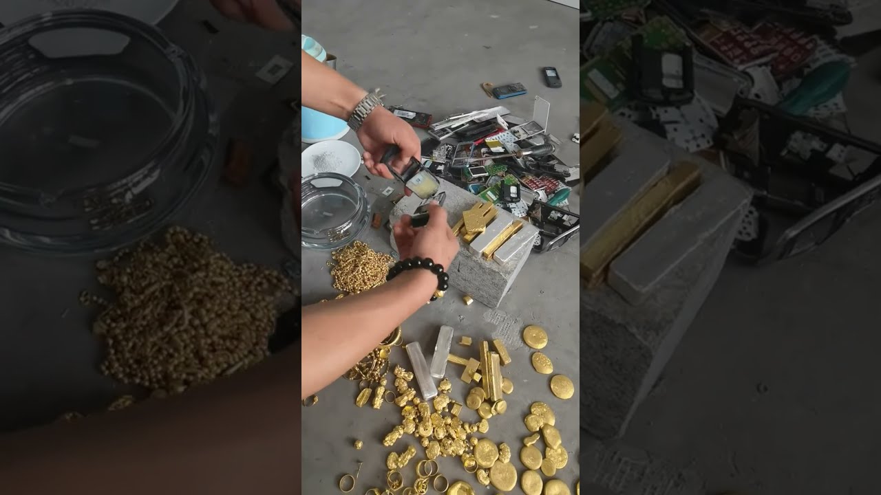 E Waste To Gold Goldrefining Ewaste